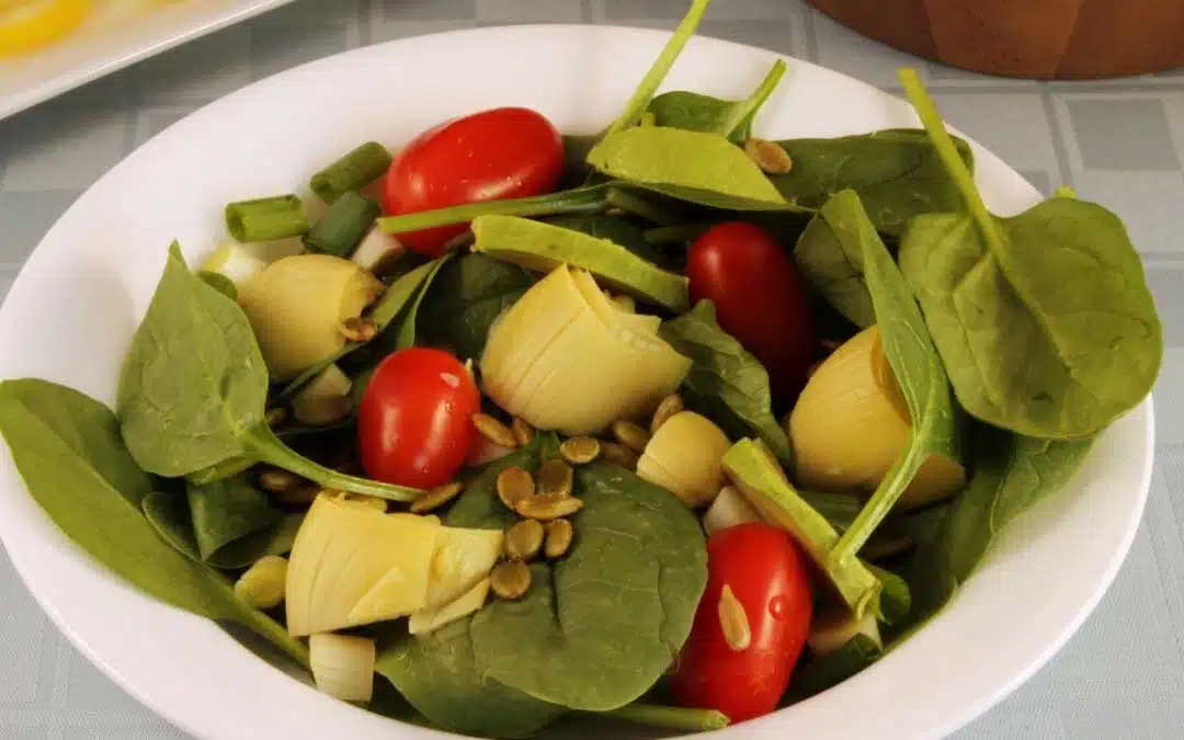artichoke spinach salad