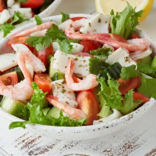 fresh shrimp salad