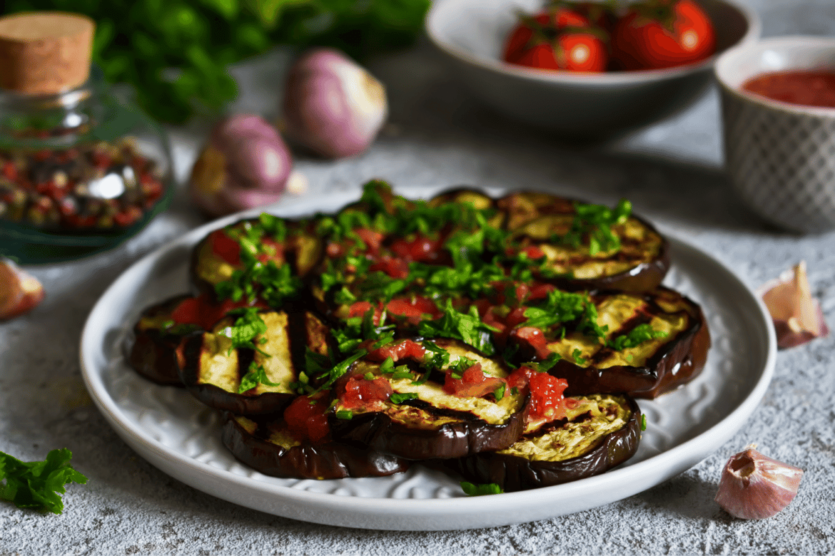 Spicy Summer Eggplant Salad