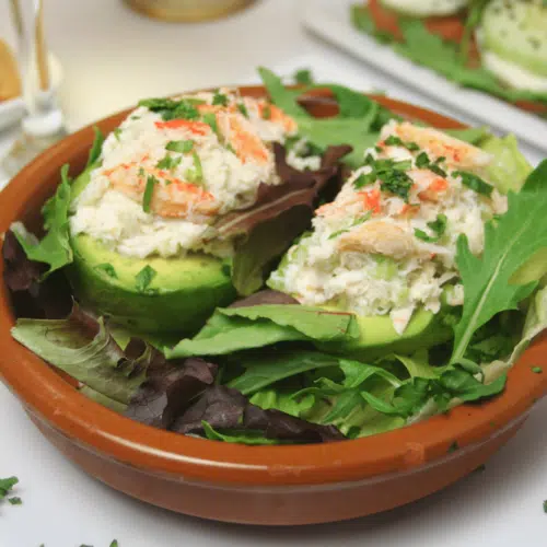 Divine Avocado Crab Salad