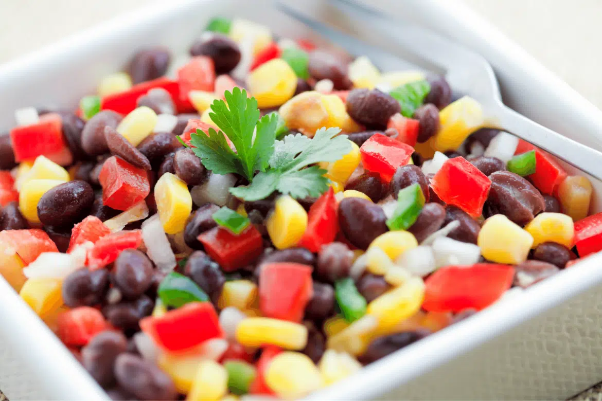 Colorful Mexican Bean Salad Recipe