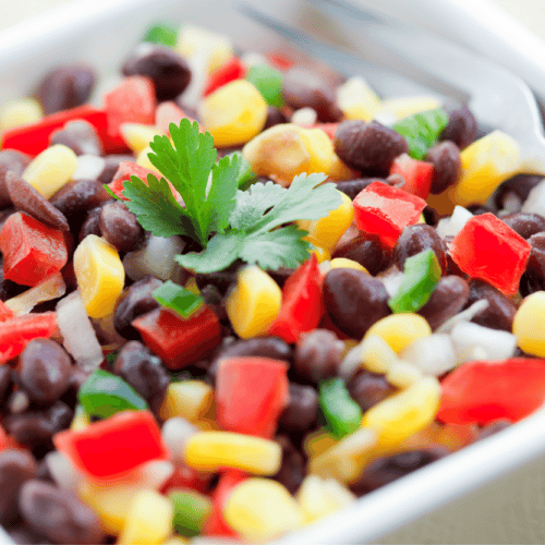 Colorful Mexican Bean Salad Recipe