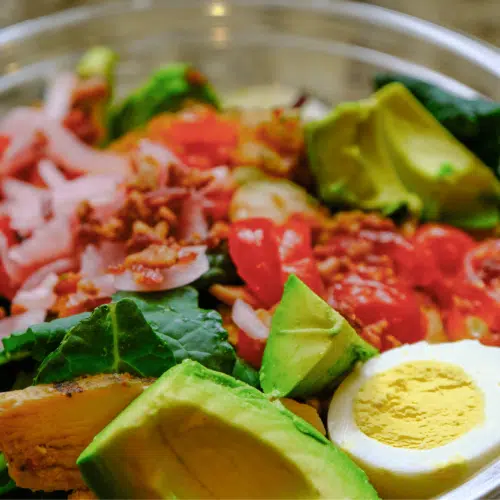 Light Chicken Cobb Salad Recipe