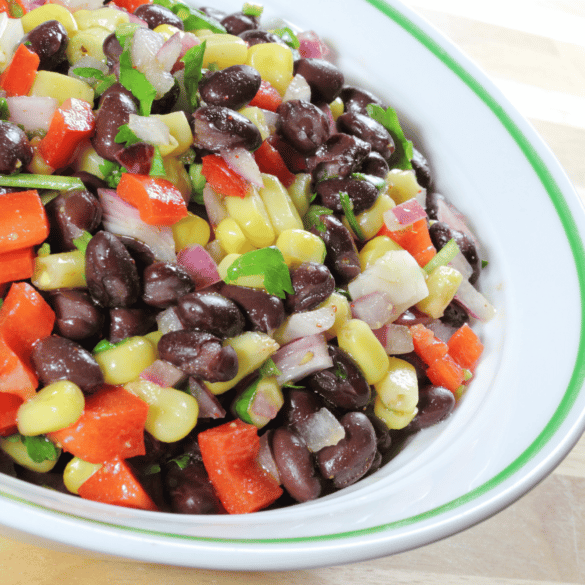 Fiery Black Bean Salad Recipe