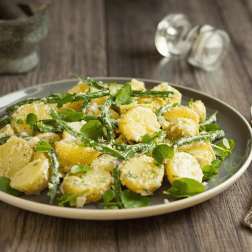Healthy Mayonnaise-Free Potato Salad Recipe
