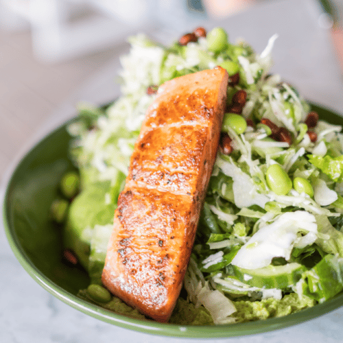 Diet-Friendly Skinny Salmon Salad Recipe
