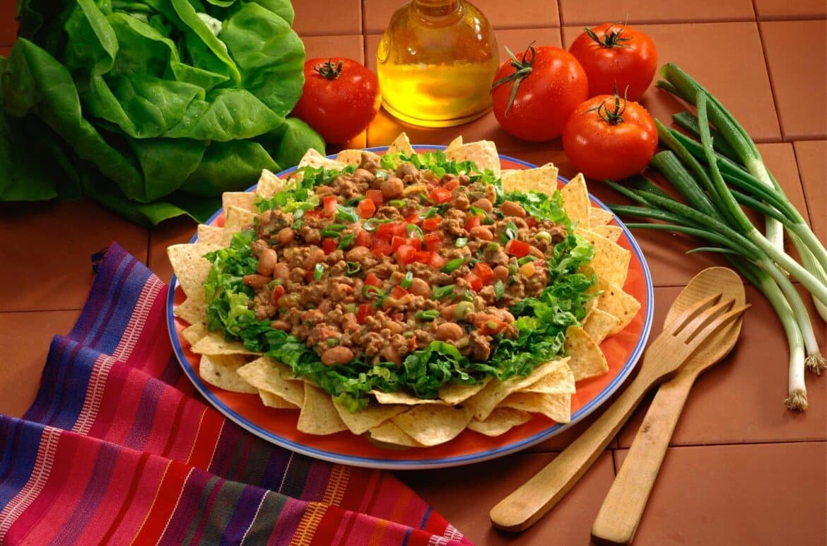 Delicious Tex Mex Turkey Taco Salad