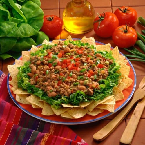 Delicious Tex Mex Turkey Taco Salad