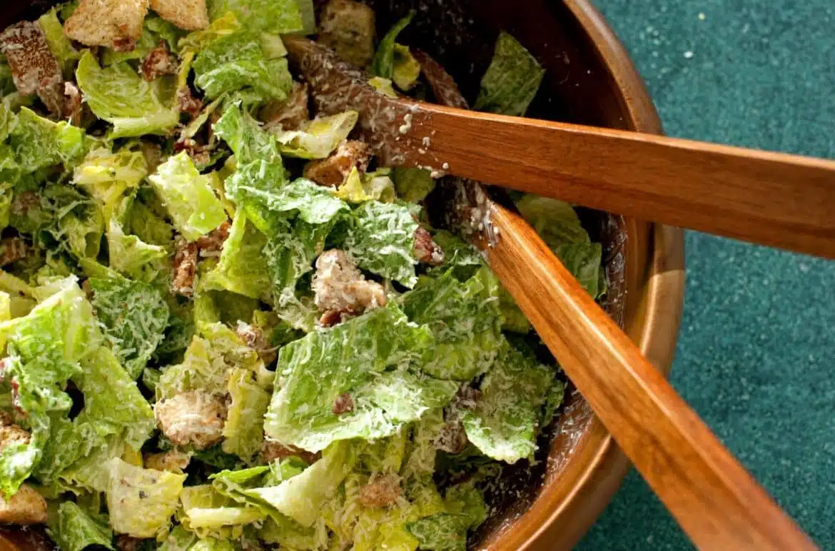 Light Classic Caesar Salad Recipe