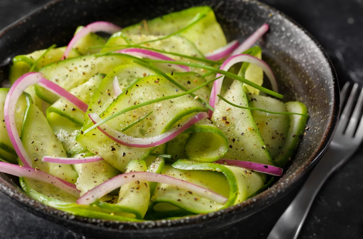 Light And Easy Cucumber Salad
