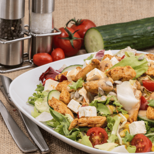 Homemade Greek Chicken Salad