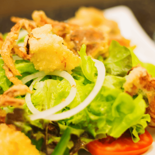 Crispy Soft Shell Crab Salad Recipe