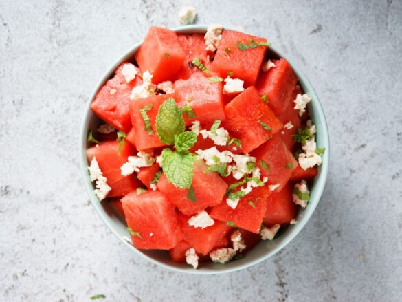 watermelon and feta salad recipe